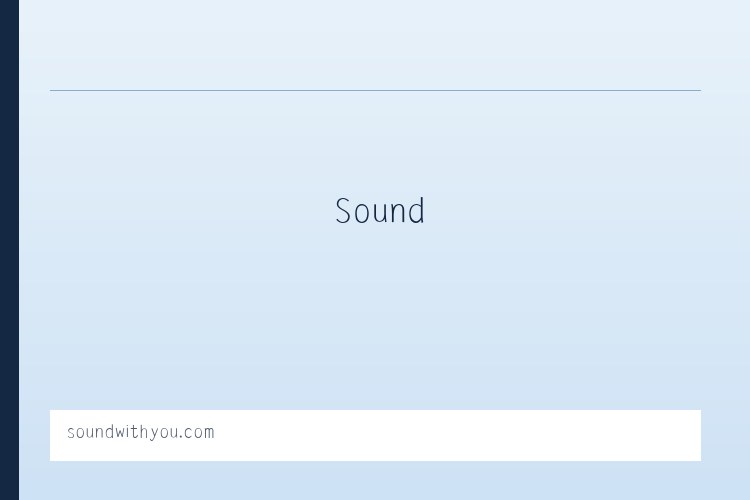 Sound with you - 相关阅读 列表图